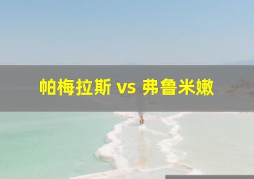 帕梅拉斯 vs 弗鲁米嫩